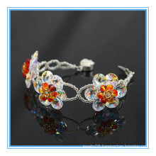 Fashion genuine austrian crystal jewelry homemade crystal beads bracelet germanium titanium bracelet